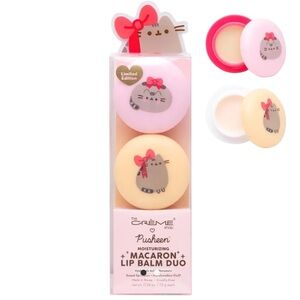 The Creme Shop Pusheen Moisturizing Macaron Lip Balm Duo Sweet Sprinkles Ltd Ed